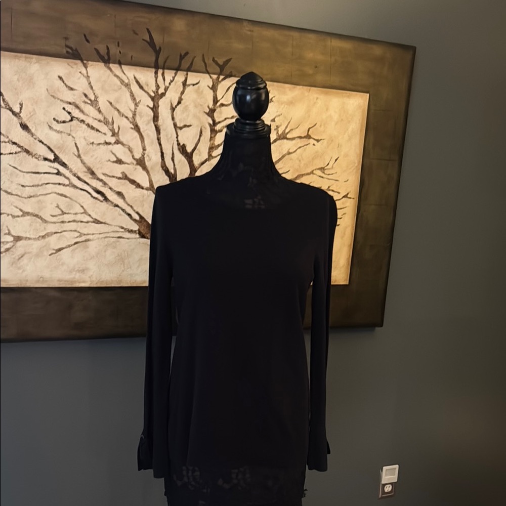 Elegant Black Women's Lightweight Sweater